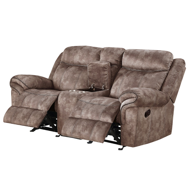 Zubaida Motion Loveseat & Console W/USB - 55021
