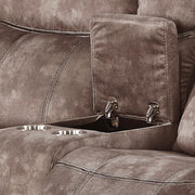 Zubaida Motion Loveseat & Console W/USB - 55021