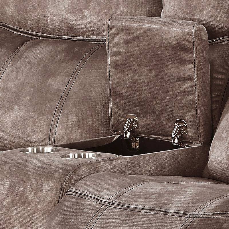 Zubaida Motion Loveseat & Console W/USB - 55021