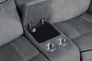 Zubaida Motion Loveseat & Console W/USB - 55026