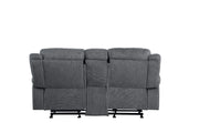 Zubaida Motion Loveseat & Console W/USB - 55026