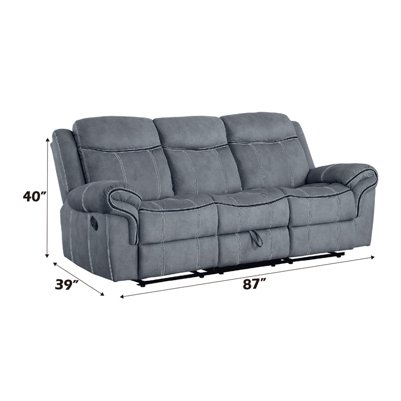 Zubaida Motion Sofa & Console W/USB - 55025