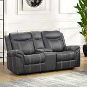 Zubaida Power Glider Motion Loveseat w/USB - LV04671