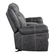 Zubaida Power Glider Motion Loveseat w/USB - LV04671