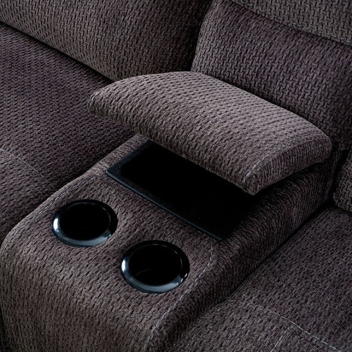 Zuben Dark Gray Sectional - CM6853-SECTIONAL