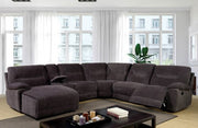 Zuben Dark Gray Sectional - CM6853-SECTIONAL