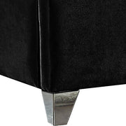 Zuma Velvet King Bed Black - Gate FurnitureKing Bed
