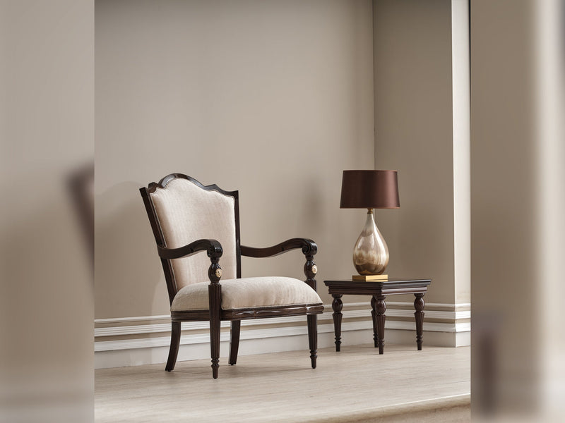 Zumrut Lux Chair Beige in Beige - 101-ZUM-AQUA3568-B