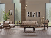Zumrut Lux Chair Beige in Beige - 101-ZUM-AQUA3568-B
