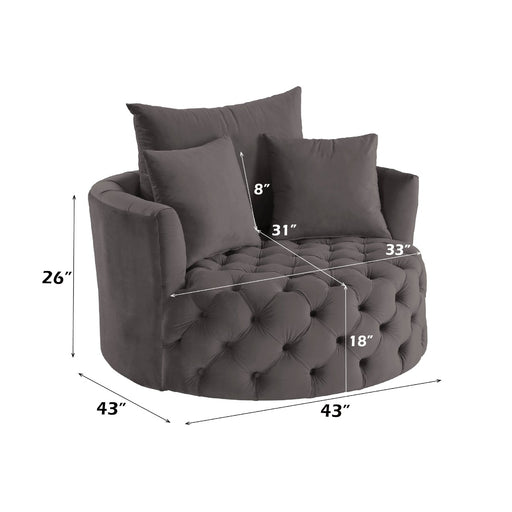 Zunyas Accent Chair W/Swivel - AC00292