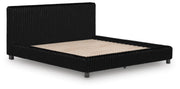 Zuraleus Black California King Upholstered Bed - PCB3380B14