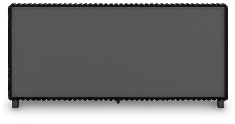 Zuraleus Black California King Upholstered Bed - PCB3380B14
