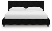 Zuraleus Black California King Upholstered Bed - PCB3380B14