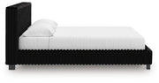 Zuraleus Black California King Upholstered Bed - PCB3380B14