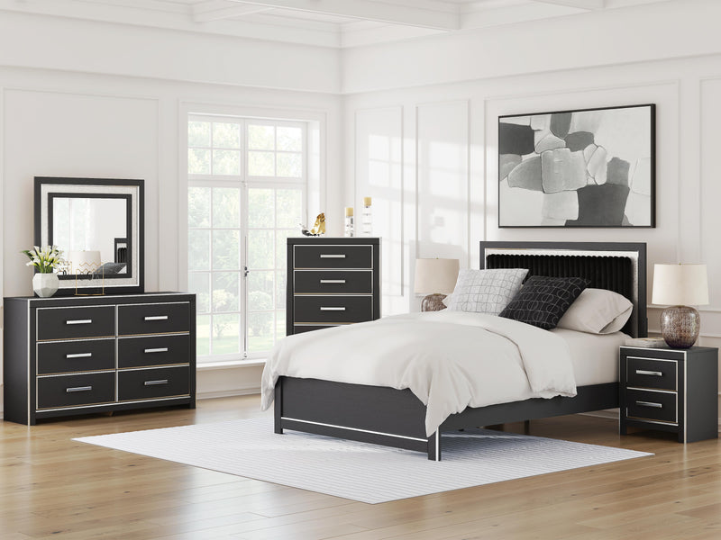 Zuraleus Black Chest of Drawers - PCB3380-46