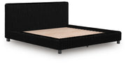 Zuraleus Black King Upholstered Bed - PCB3380B13