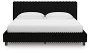 Zuraleus Black King Upholstered Bed - PCB3380B13