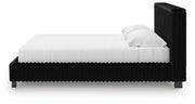 Zuraleus Black King Upholstered Bed - PCB3380B13