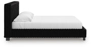 Zuraleus Black King Upholstered Bed - PCB3380B13