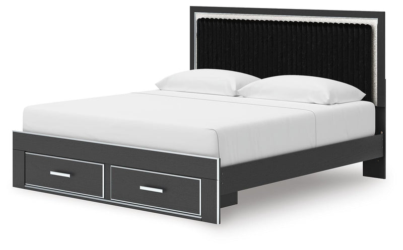 Zuraleus King Storage Bed, Dresser, Mirror, Chest and Nightstand - PCB3380B20