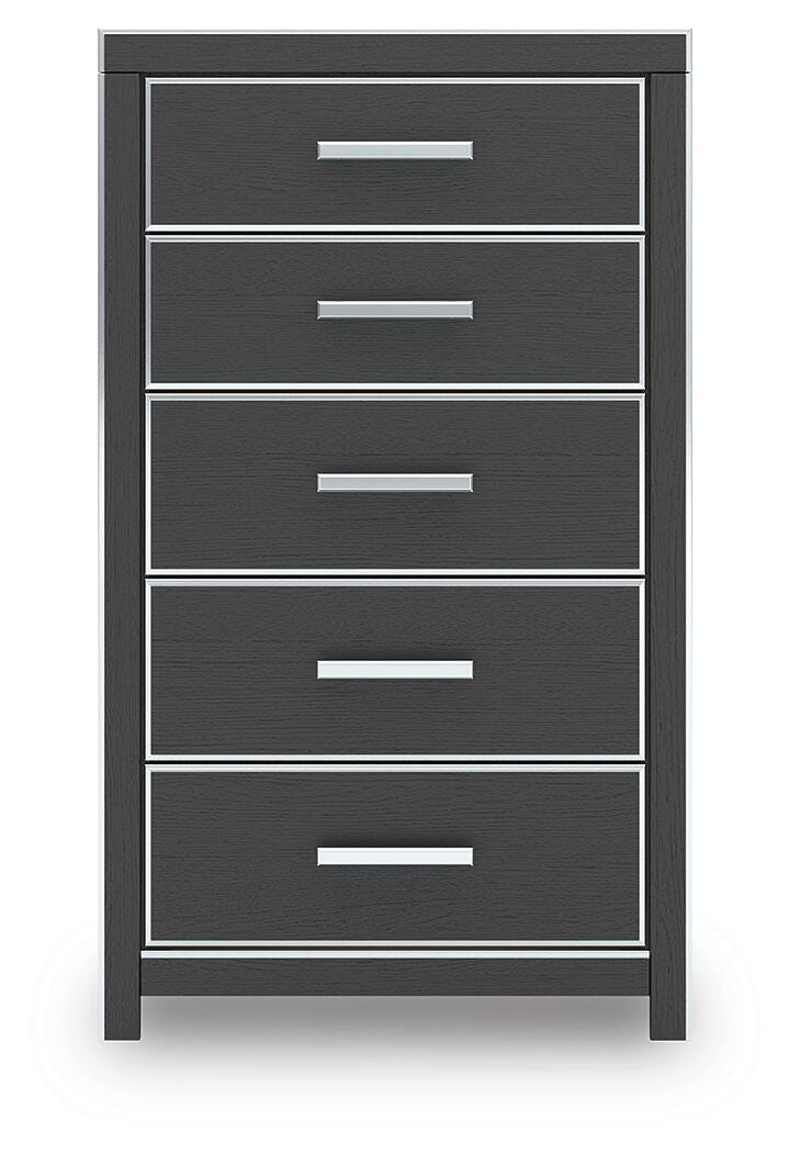 Zuraleus King Upholstered Bed, 2 Chests and 2 Nightstands - PCB3380B24