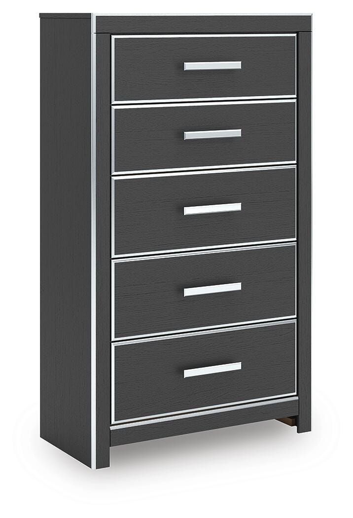 Zuraleus King Upholstered Bed, 2 Chests and 2 Nightstands - PCB3380B24