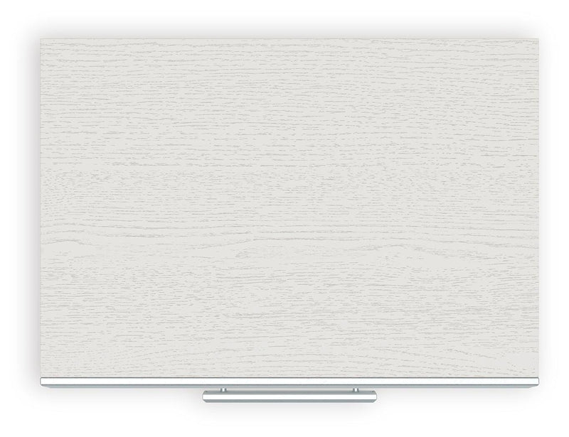 Zuraleus King Upholstered Panel Platform Bed, Chest and  Nightstand in White - PKG022817