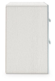 Zuraleus King Upholstered Panel Platform Storage Bed, Chest and  Nightstand in White - PKG022825