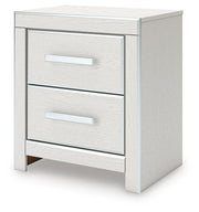 Zuraleus King Upholstered Panel Platform Storage Bed, Chest and  Nightstand in White - PKG022825