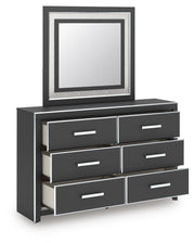 Zuraleus Queen Upholstered Panel Bed, Dresser and Mirror - PCB3380B7