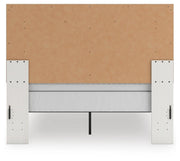 Zuraleus Queen Upholstered Panel Bed, Dresser and Mirror - PCB3381B7