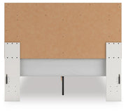 Zuraleus Queen Upholstered Panel Platform Bed, Dresser and Mirror - PCB3381B3