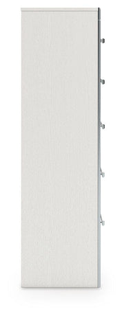 Zuraleus Queen Upholstered Panel Platform Storage Bed, Chest and  Nightstand in White - PKG022801