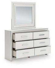 Zuraleus Queen Upholstered Panel Platform Storage Bed, Dresser and Mirror - PCB3381B5