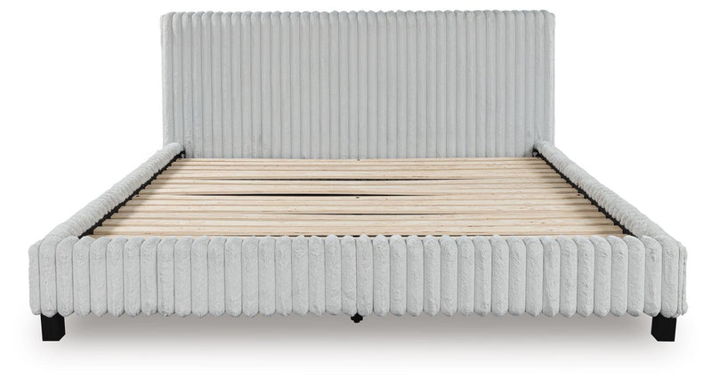 Zuraleus White California King Upholstered Bed - PCB3381B14