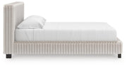 Zuraleus White California King Upholstered Bed - PCB3381B14