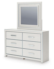 Zuraleus White Dresser and Mirror - PCB3381B1