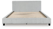 Zuraleus White King Upholstered Bed - PCB3381B13