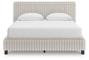 Zuraleus White Queen Upholstered Bed - PCB3381B11
