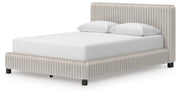 Zuraleus White Queen Upholstered Bed - PCB3381B11