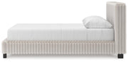 Zuraleus White Queen Upholstered Bed - PCB3381B11