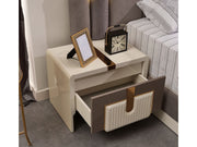 Zurich Bedroom (Bed With Headboard & Dresser With Mirror & Bench & Ottoman & 2 Nightstand & Wardrobe) - Queen - 120-ZUR-QB-SET-1