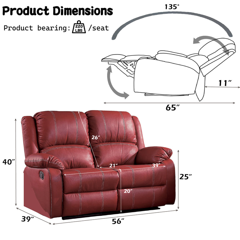 Zuriel Motion Loveseat - LV52151