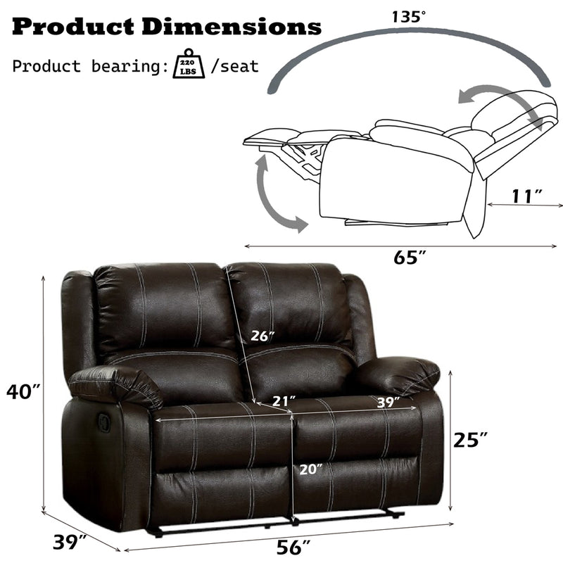 Zuriel Motion Loveseat - LV52281