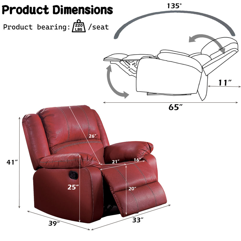 Zuriel Motion Rocker Recliner - LV52152