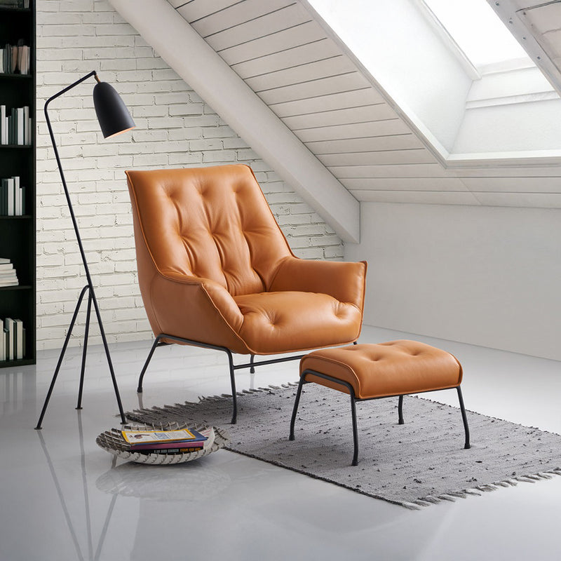 Zusa Accent Chair & Ottoman - AC02379