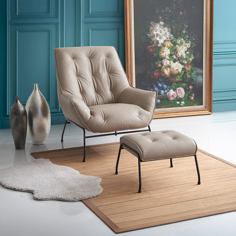 Zusa Accent Chair & Ottoman - AC02381