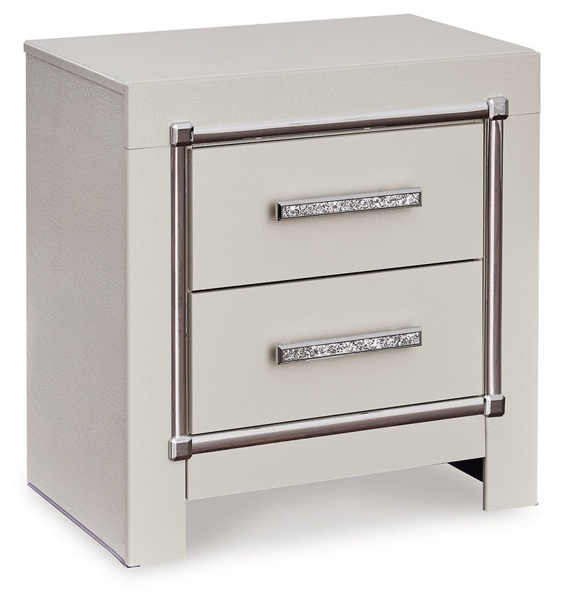 Zyniden Silver Upholstered Panel Bedroom Set - Gate FurnitureBedroom Set