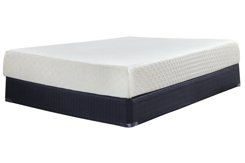 10 Inch Chime Memory Foam White King Mattress in a Box - Gate FurnitureKing Mattress