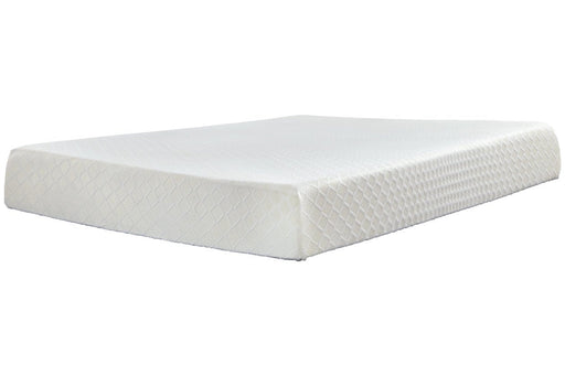 10 Inch Chime Memory Foam White Queen Mattress in a Box - M69931 - Gate Furniture